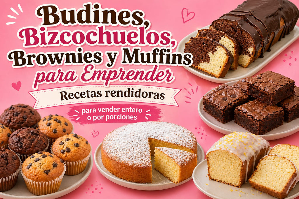 Pack Emprendedora: 50% OFF en los 4 Ebooks PACK EMPRENDEDOR DULCE – 4 EBOOKS con 50% OFF